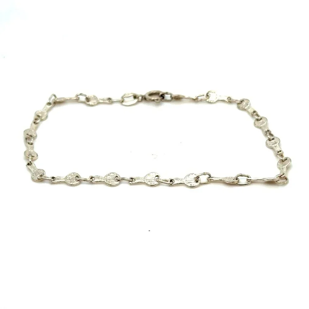 Silver‎ 925 Small Link Bracelet